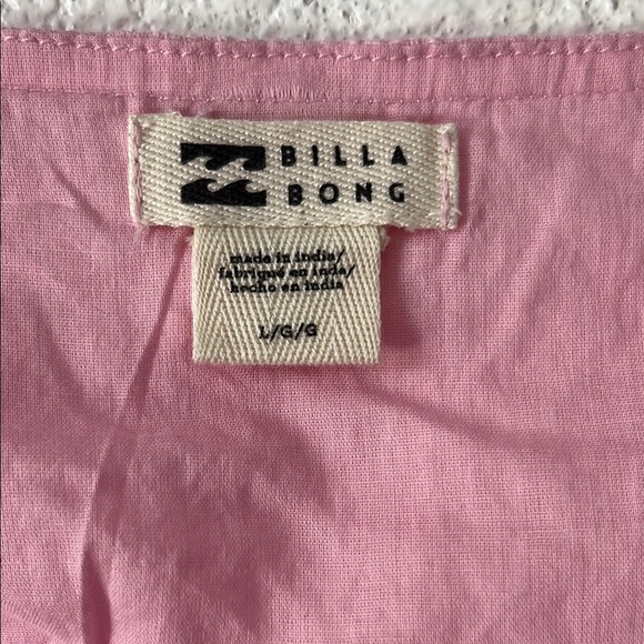 BILLABONG Pink Ruched Crop Top - Picture 3 of 10